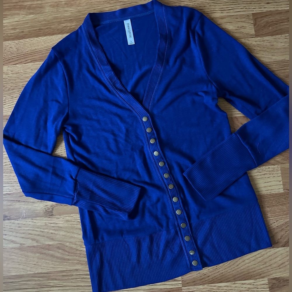 Zenana Button Down Cardigan